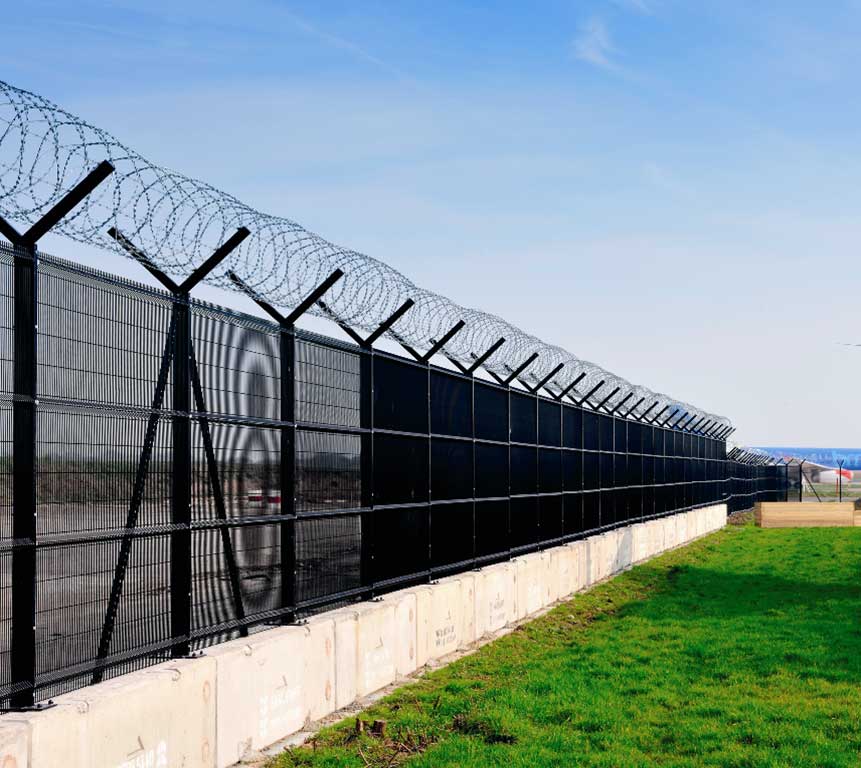 Airport-fence