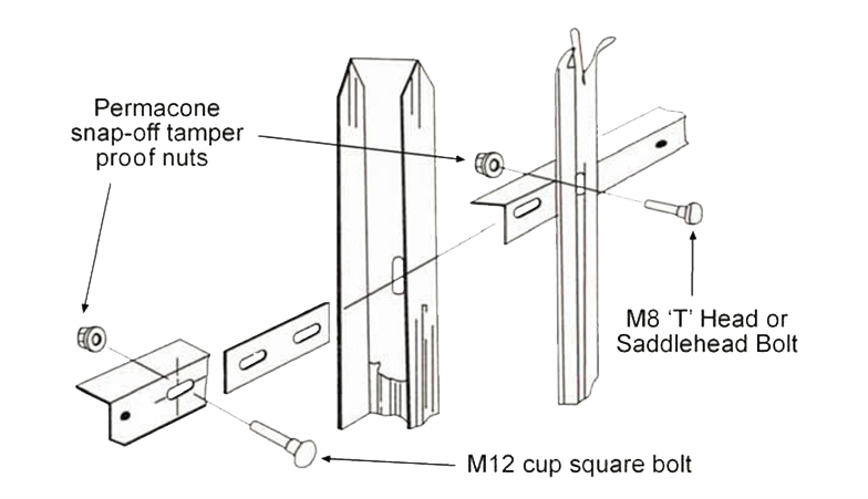 W Pale Palisade Fence