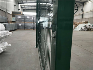 PVC Coated Welded Wire Mesh Fence For Bangkok, Thailand Customer