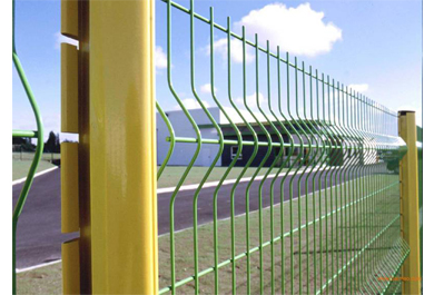 Components and surface treatment of stadium fence