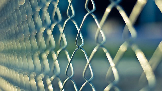 Easy operation for chain link fence