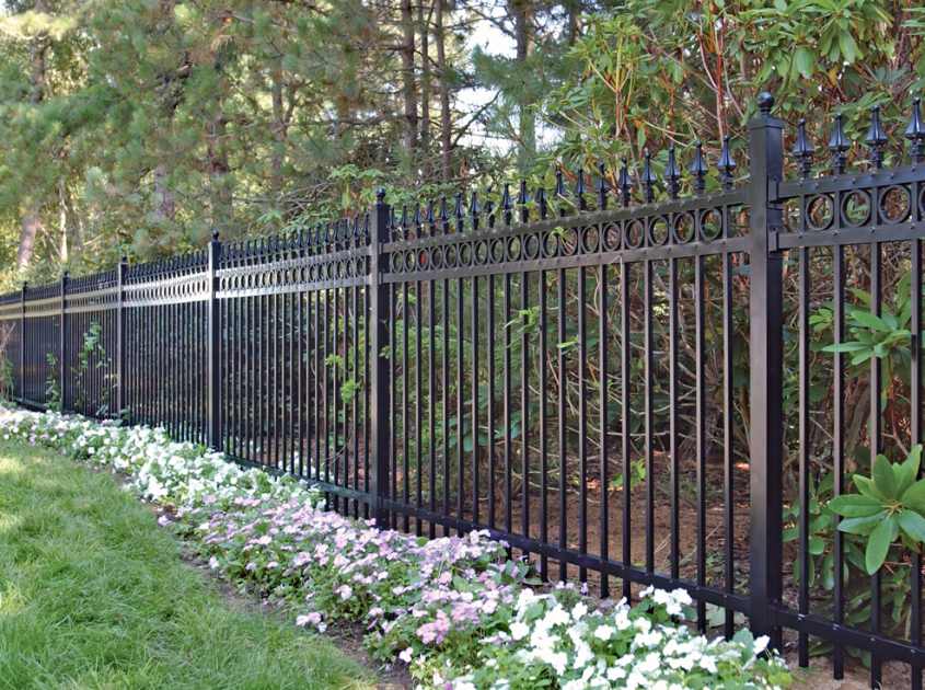Garden fence features