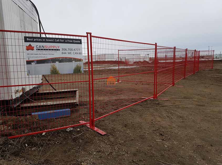 Canada temporary fence for Public Parks and Recreational Areas