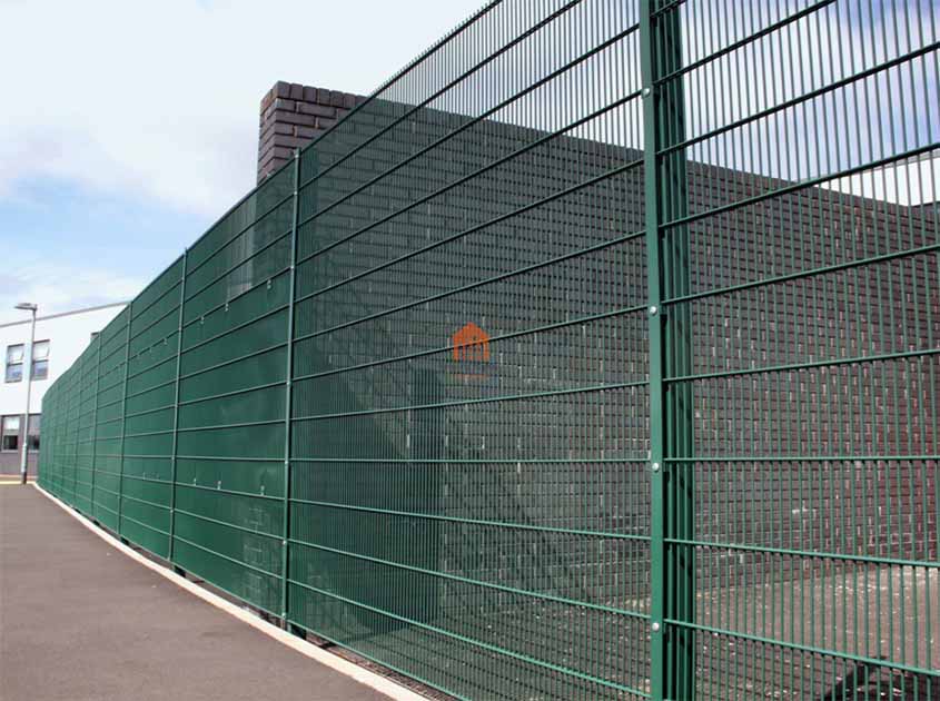 double wire mesh fence: Fashion Week Meets Maximum Security in a Thrilling Collaboration