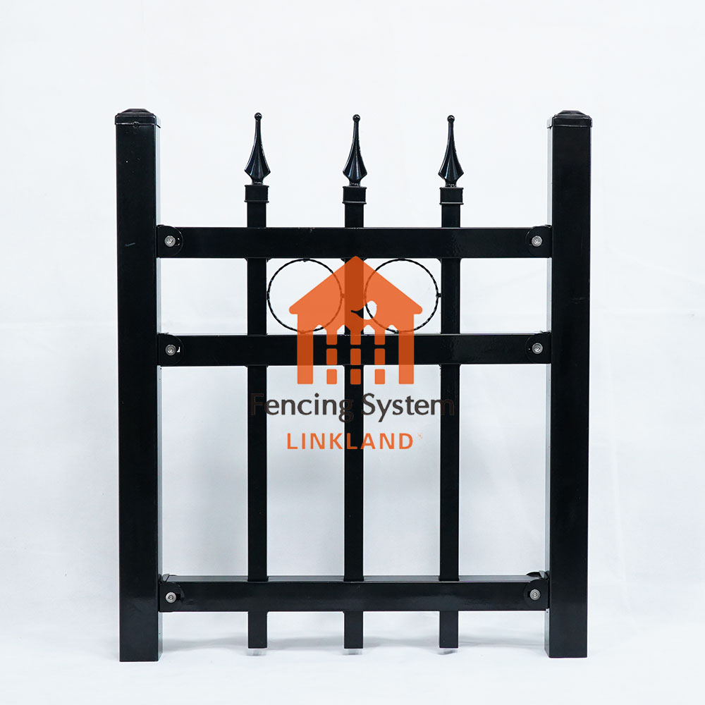 The expression of Steel Picket Fence in modern art
