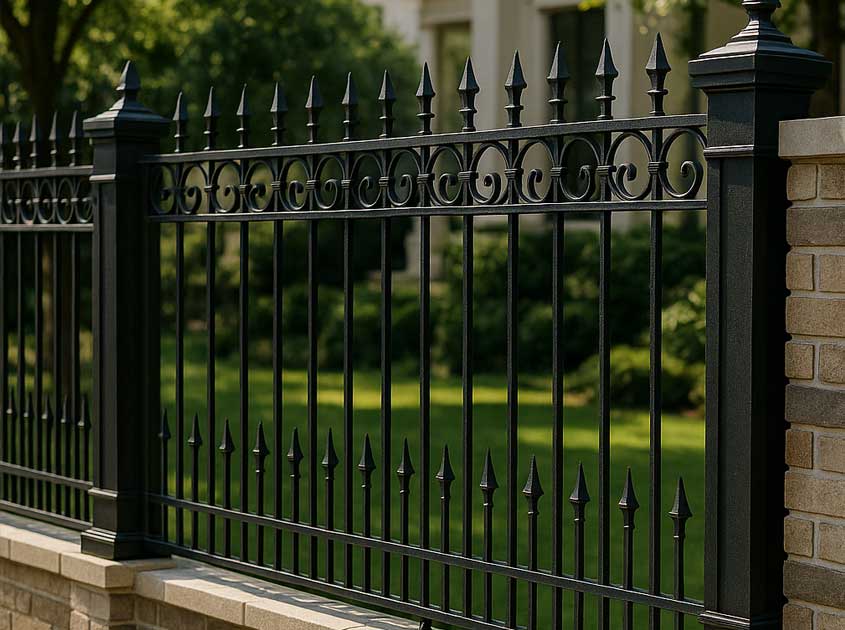 Wrought Iron Garden Fence – Timeless Elegance for Distinguished Properties
