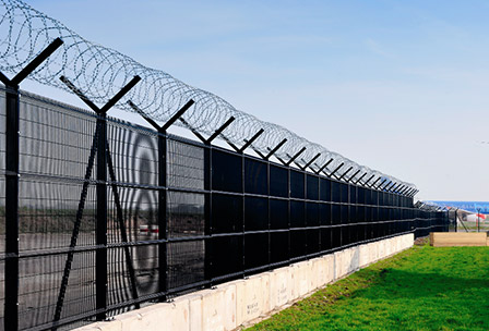 Airport-fence