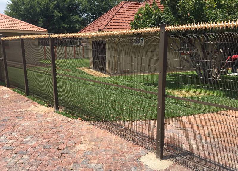 Vertical Wire With V Fold 358 security fence