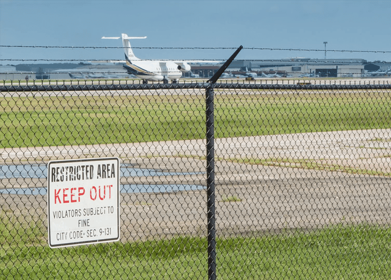 Airport Security Fence