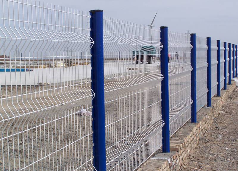 Peach Post Fence