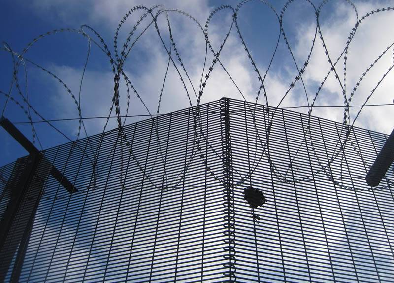 High Security with Razor Wire 358 security fence