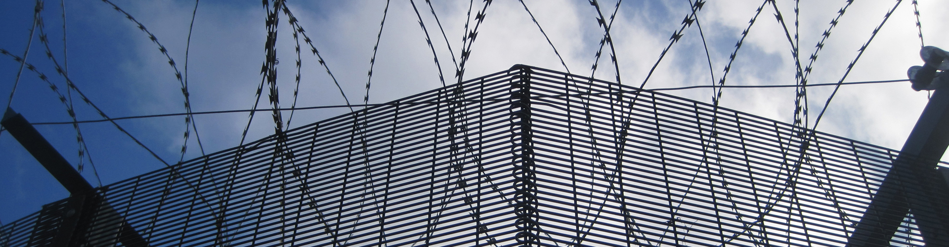 High Security with Razor Wire 358 Security Fence
