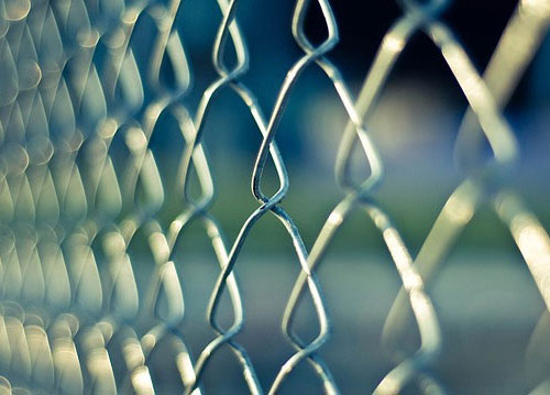 Easy operation for chain link fence