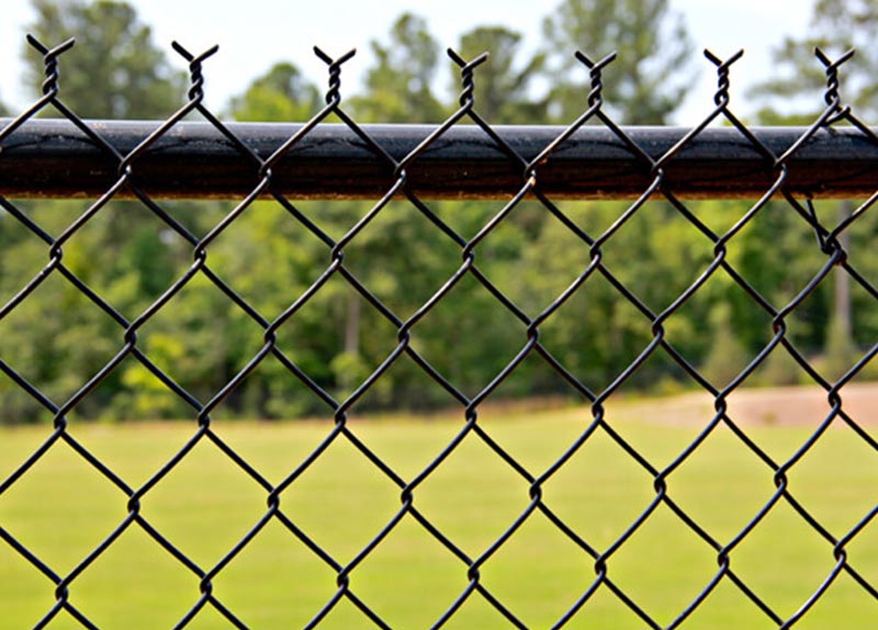 PVC coated chain link fence